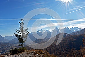 View from 5 Towers in Italien Dolomites