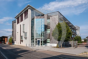 View of the Aardman Animations building in Bristol