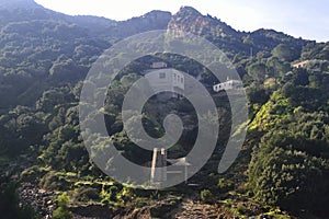 View of abandoned mine San Leone