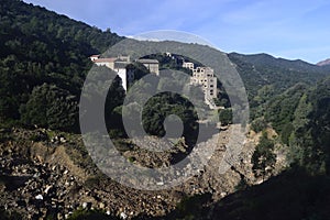 View of abandoned mine San Leone