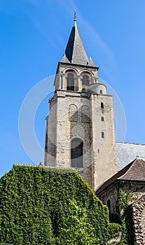 View of the Abbaye Saint-Germain-des-Pres abbey, a Romanesque me photo