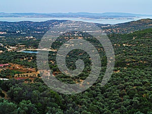 View from above to Chios valley.