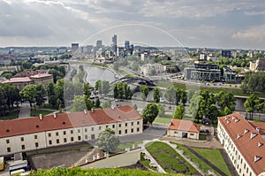 View from above of Vilnius, Lithuania