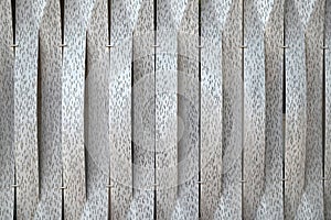 View of an abstract silver metal structure background. Iron fence.