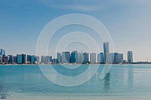 View of Abu Dhabi Skyline , United Arab Emirates