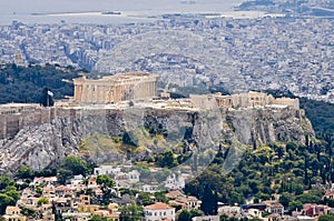 View on the acropolis photo