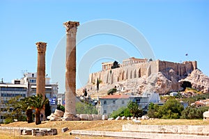 View of acropolis, athens