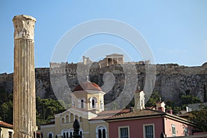 VIEW OF ACROPOLIS / PARTHENON GREECE