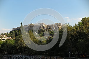 VIEW OF ACROPOLIS / PARTHENON GREECE