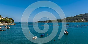 A view across the bay at Porto Venere, Italy