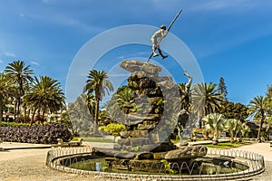 A view across the Doramas Park in Las Palmas, Gran Canaria photo