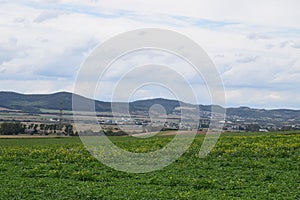 view across the Eifel to Mendig and Kruft