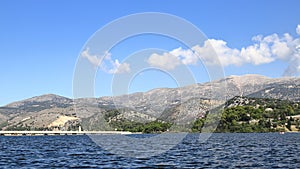 Koutavos Lagoon on the Greek Island of Kefalonia