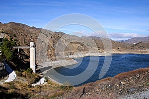 La Concepcion reservoir, Malaga, Spain. photo