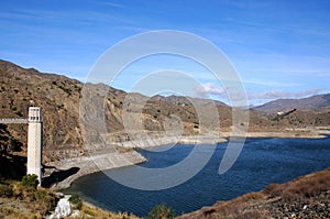 Limonero reservoir, Malaga, Spain. photo