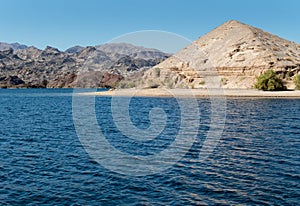 View across Lake Mohave