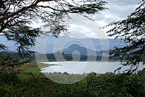 View across Lake Naivasha from Elsamere