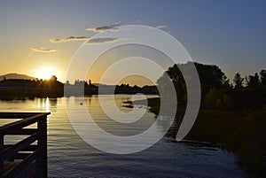 Courtenay Air Park sunset landscape photo