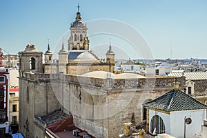 A view across the rooftops of Seville, Spain