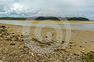 A view across the Taff estuary at Laugharne, Wales