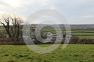 View across to yelverton devon