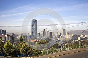 View of Addis Ababa in Ethiopia