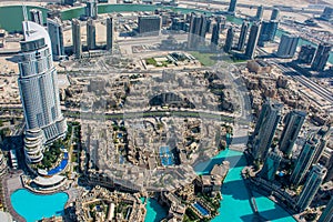 View Of The Address Hotel From Burj Al Khalifa, Dubai