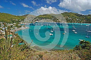 View of Admiralty Bay from Hamilton Fort on Bequia