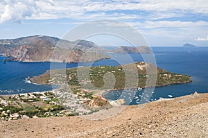 View of Aeolian Islands photo