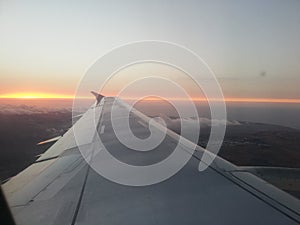Aer Lingus Plane wing photo