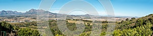 View from the Afrikaans Language Monument near Paarl towards Simonsberg photo