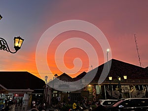 The view in the afternoon