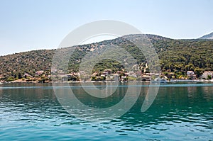 View of Agia Effimia village on Kefalonia