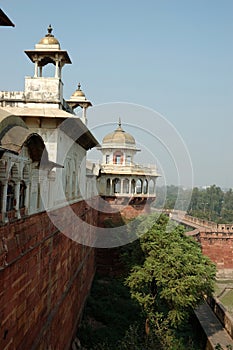 View from Agra fort wall,Uttar Pradesh,India