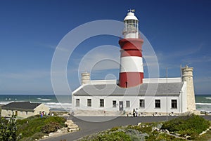 View of Agulhas Lighthouse