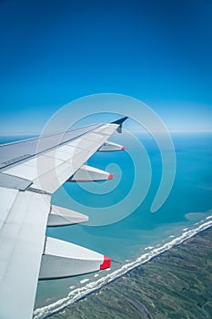 Flying over New Zealand West Coast