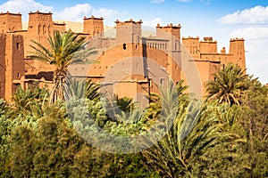 View of Ait Benhaddou Kasbah, Ait Ben Haddou, Ouarzazate, Morocco
