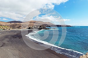 View of Ajuy beach in Fuerteventura, Spain