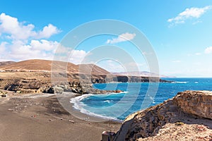 View of Ajuy beach in Fuerteventura, Spain