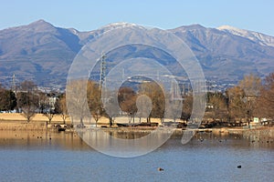 view of akagi mountain, gunma prefecture, japan