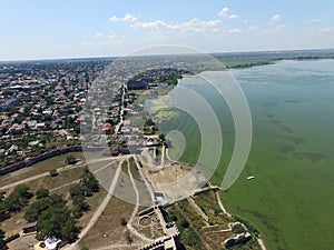 View of the Akkerman fortress from the drone