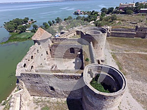 View of the Akkerman fortress from the drone