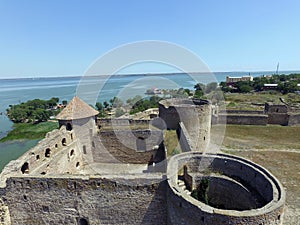 View of the Akkerman fortress from the drone