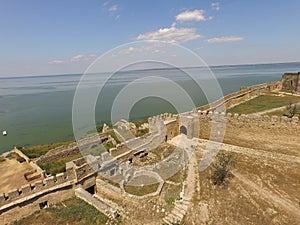 View of the Akkerman fortress from the drone