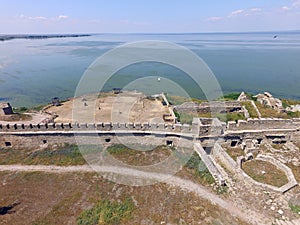 View of the Akkerman fortress from the drone