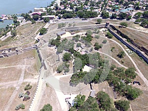 View of the Akkerman fortress from the drone