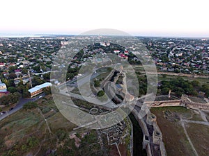 View of the Akkerman fortress from the drone