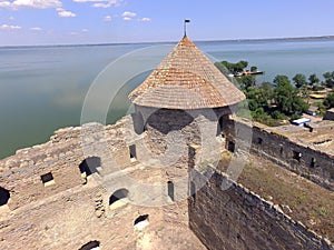 View of the Akkerman fortress from the drone