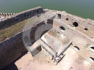 View of the Akkerman fortress from the drone