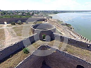 View of the Akkerman fortress from the drone